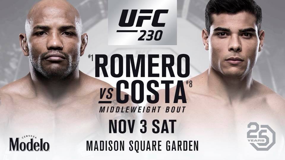Romero Vs Costa UFC 230