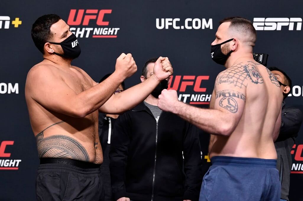 UFC Vegas 22 Tai Tuivasa vs Hunsucker