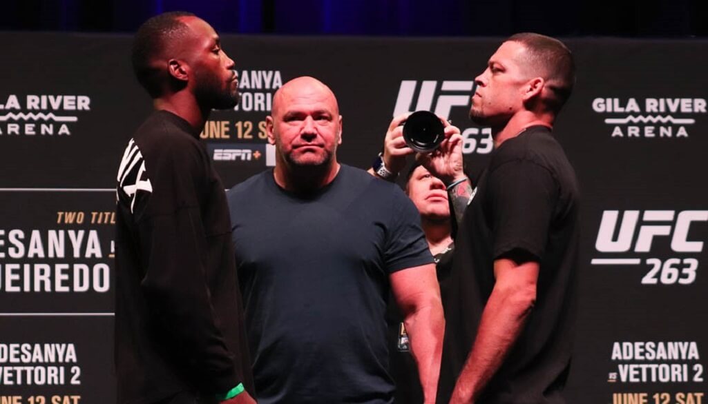 Nate Diaz vs Leon Edwards UFC 263
