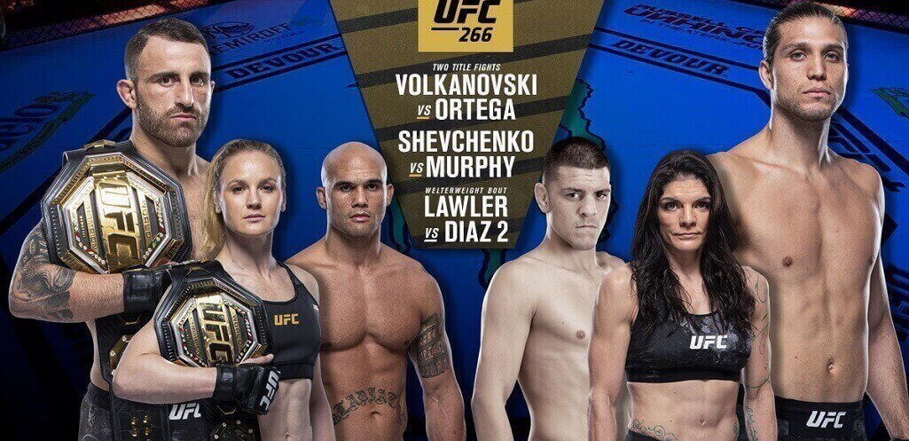 UFC 266 Poster