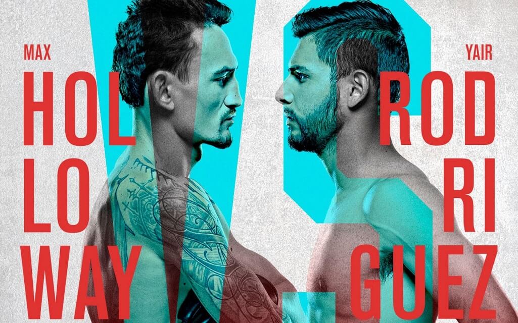 UFC Vegas Holloway vs Rodriguez poster