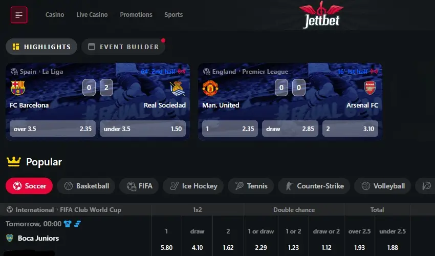 Jettbet casino